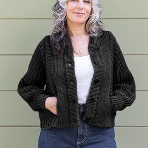Curator SF Sara Cardigan Black size 3x/4x